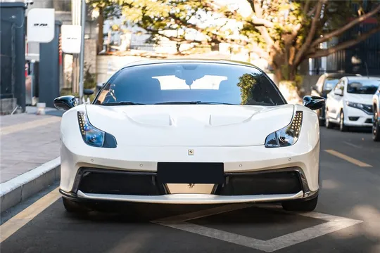 Ferrari 458 Carbon Fiber Hood and Partial Carbon Fiber Front Bumper