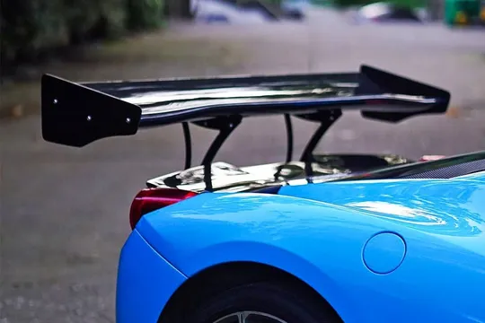 Ferrari 458 Coupe Spider SR Style Trunk Spoiler Carbon Fiber
