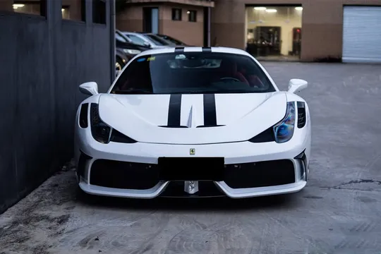 Ferrari 458 Speciale Style Front Bumper Carbon Fiber