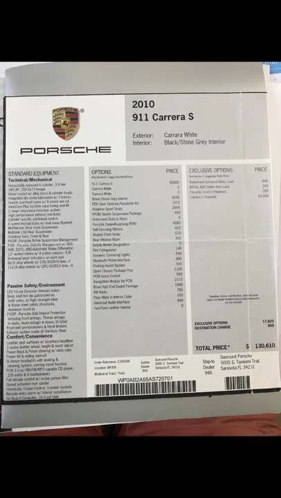 2010 Porsche 997 Carrera S - Image 11 of 20