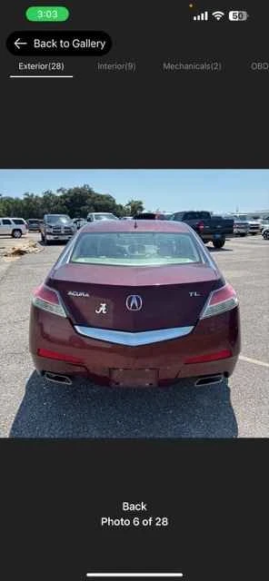 2010 Acura TL 4th Gen - Image 2 of 4