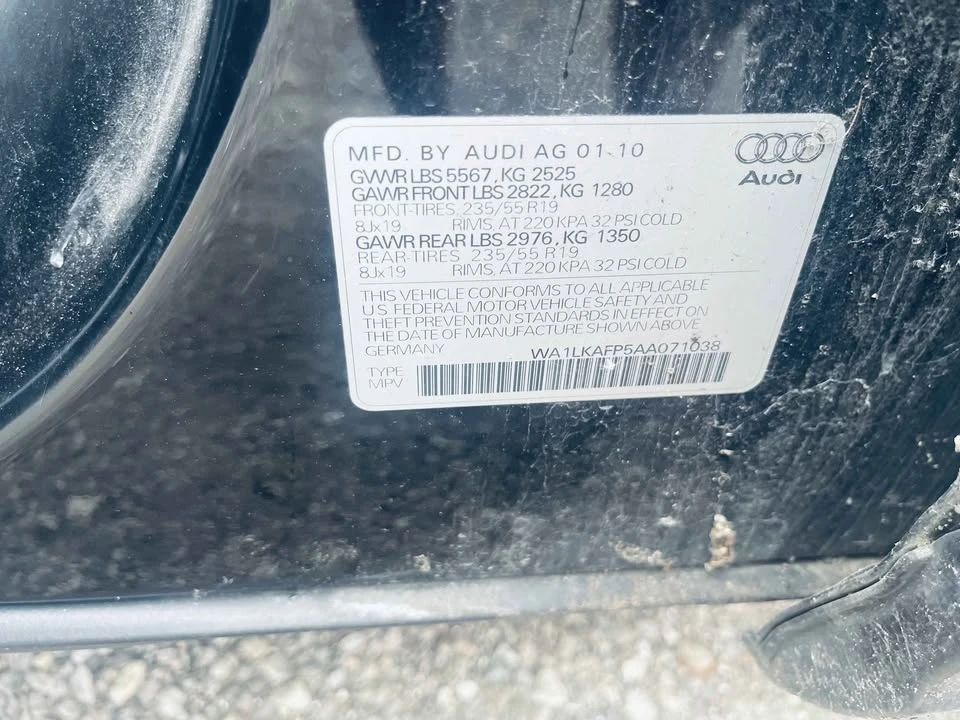 2010 Audi 8R Q5 - Image 13 of 13