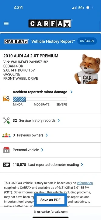 2010 Audi B8 A4 - Image 12 of 13