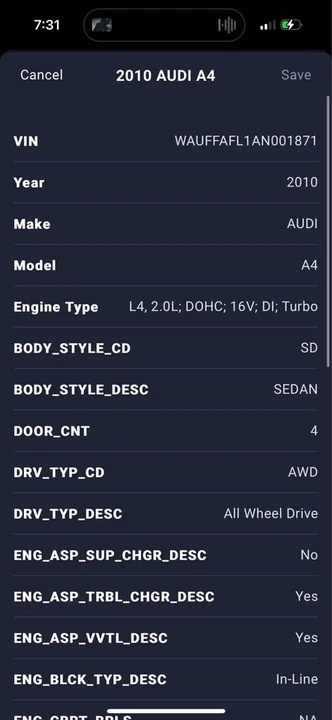 2010 Audi B8 A4 - Image 4 of 6