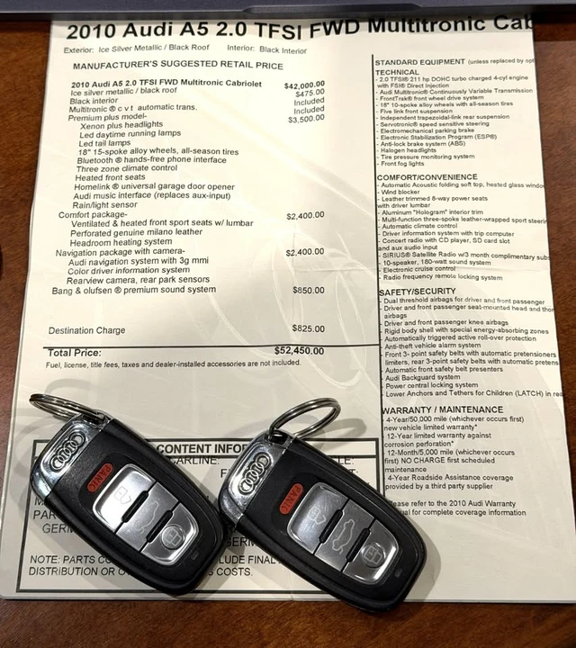2010 Audi B8 A5 - Image 10 of 10