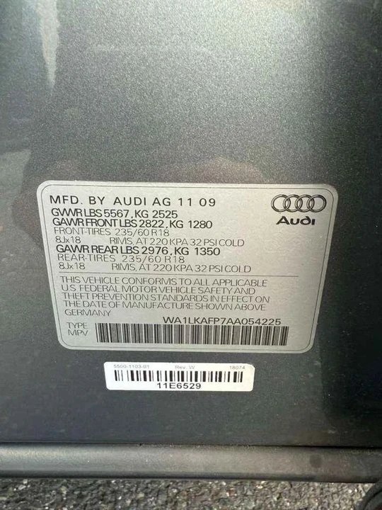 2010 Audi 8R Q5 - Image 19 of 19