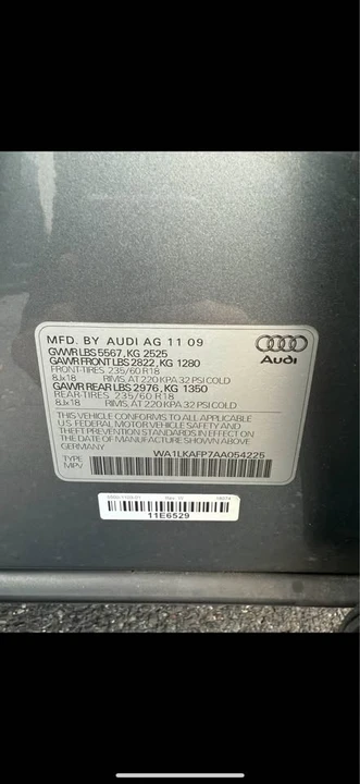 2010 Audi 8R Q5 - Image 18 of 18