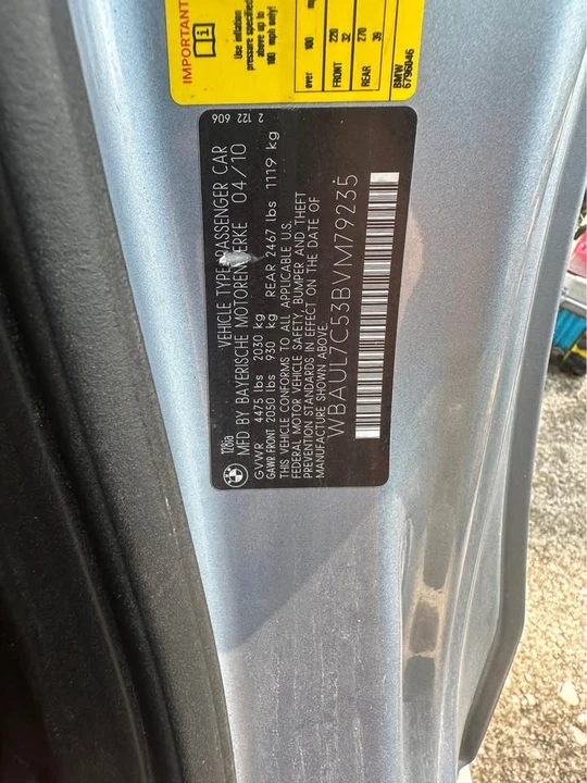 2010 BMW E81/E82/E88 1 Series - Image 13 of 13