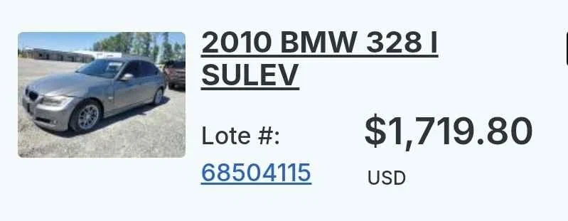 2010 BMW E90 3 Series Sedan - Image 9 of 9