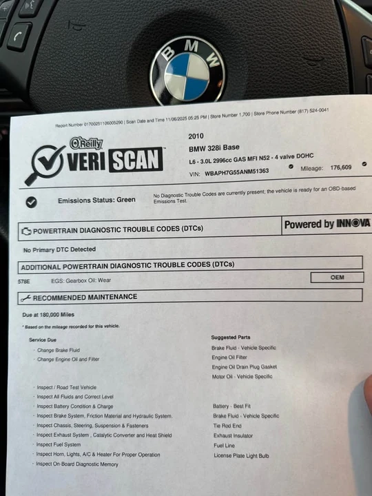 2010 BMW E90 3 Series Sedan - Image 12 of 12