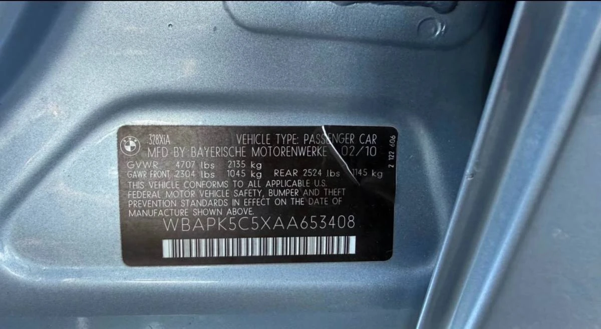 2010 BMW E90 3 Series Sedan - Image 11 of 19
