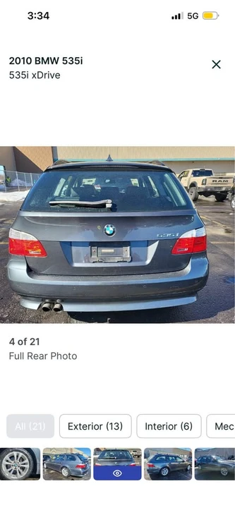 2010 BMW E61 5 Series Touring - Image 4 of 13