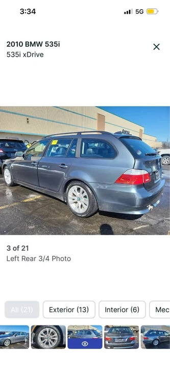 2010 BMW E61 5 Series Touring - Image 3 of 13