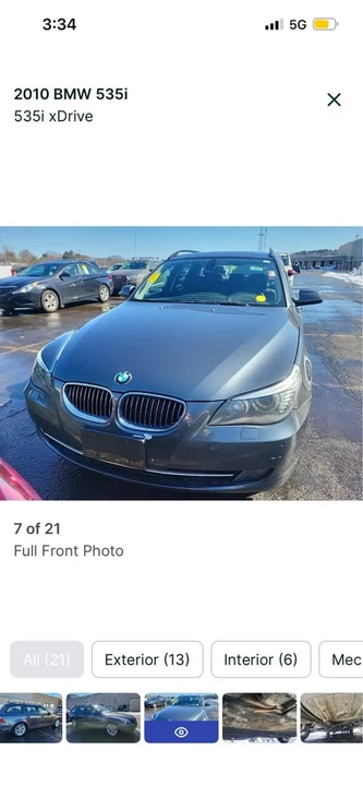 2010 BMW E61 5 Series Touring - Image 7 of 13