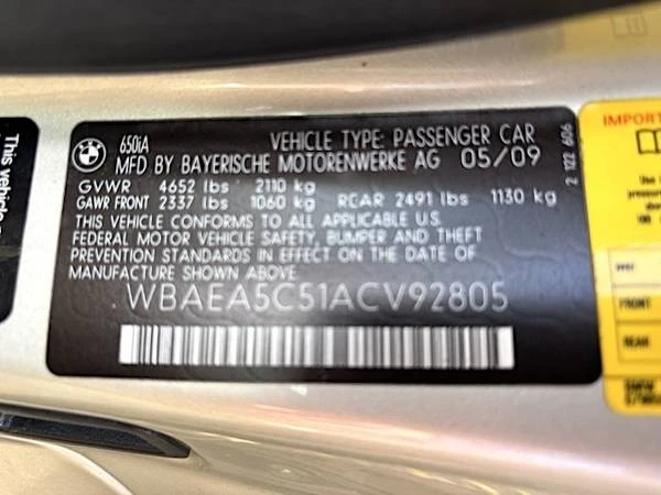 2010 BMW E63/E64 645Ci & 650i - Image 18 of 18