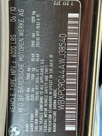 2010 BMW E83 X3 - Image 10 of 12