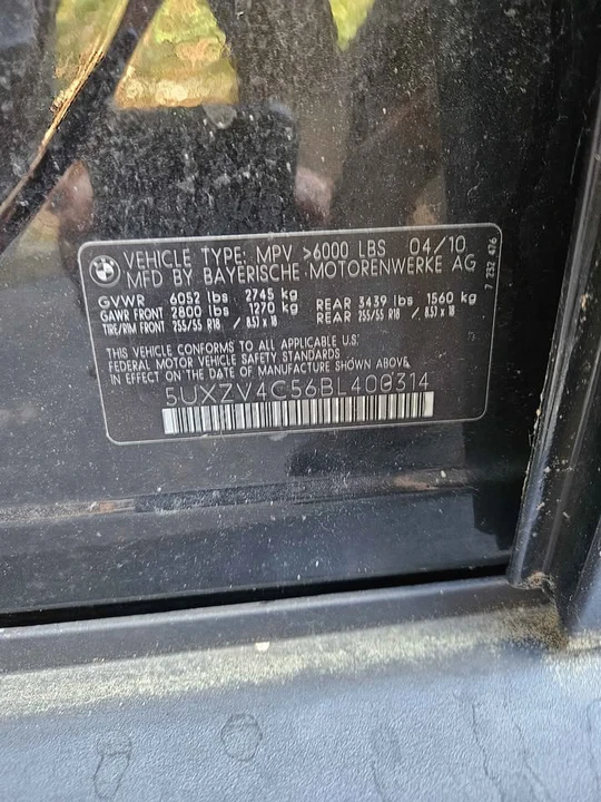 2010 BMW E70 X5 - Image 14 of 14