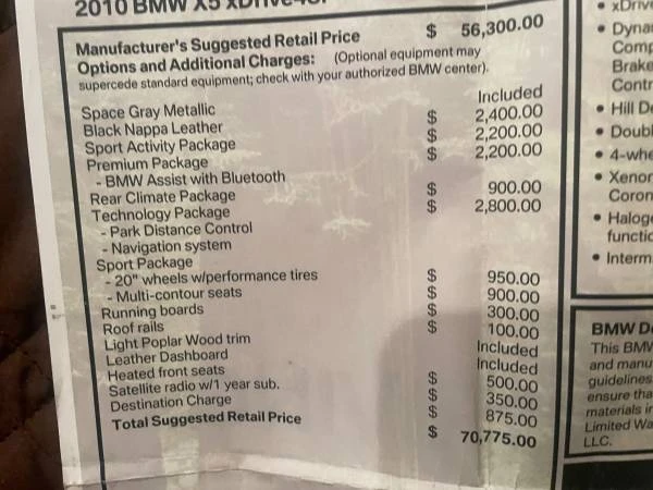 2010 BMW E70 X5 - Image 20 of 21