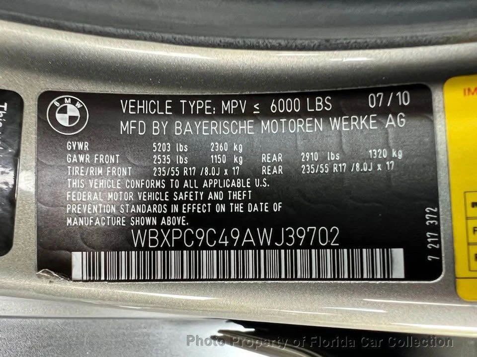 2010 BMW E83 X3 - Image 5 of 5