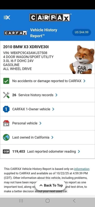 2010 BMW E83 X3 - Image 16 of 18