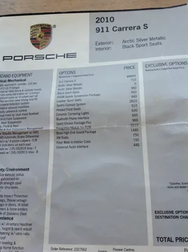 2010 Porsche 911 C2S
