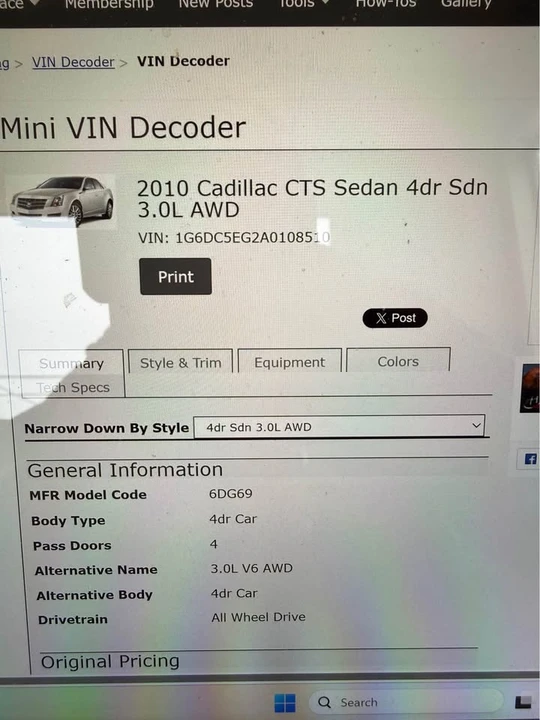 2010 Cadillac CTS 2nd Gen - Image 12 of 13