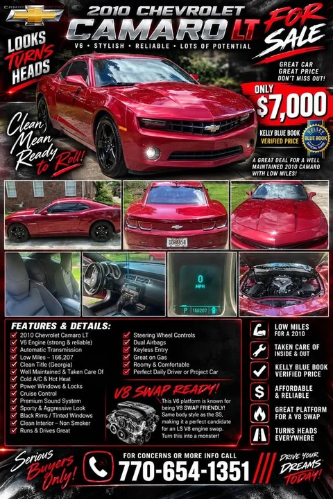 2010 Chevrolet Camaro 5th Gen - Image 14 of 14