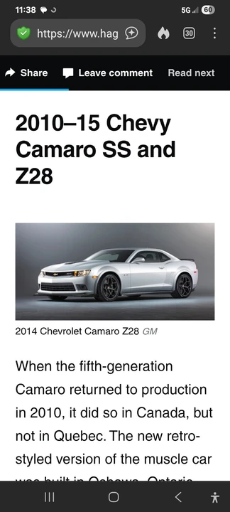 2010 Chevrolet Camaro SS 5th Gen - Image 2 of 18