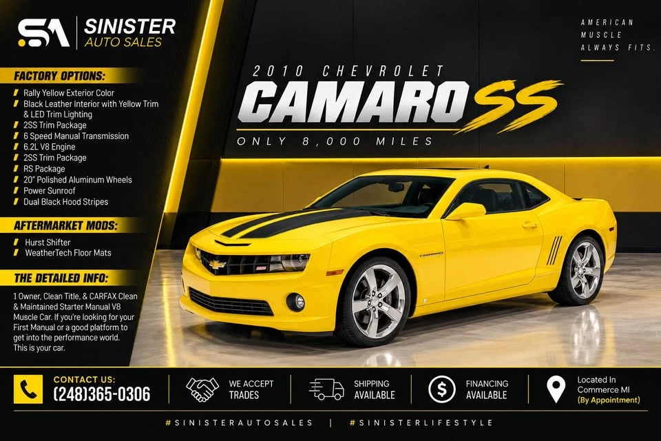 2010 Chevrolet Camaro SS 5th Gen - Image 2 of 20