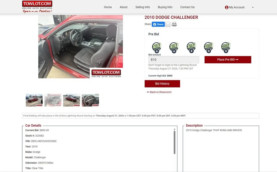 2010 Dodge Challenger 3rd Gen - Image 2 of 4