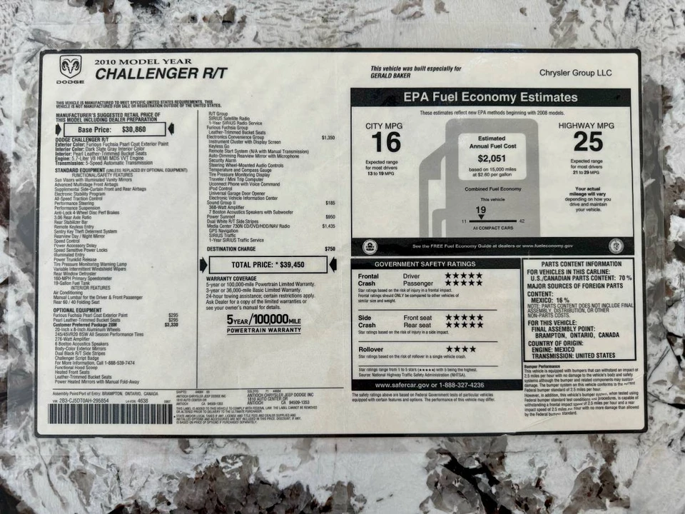 2010 Dodge Challenger 3rd Gen - Image 22 of 23