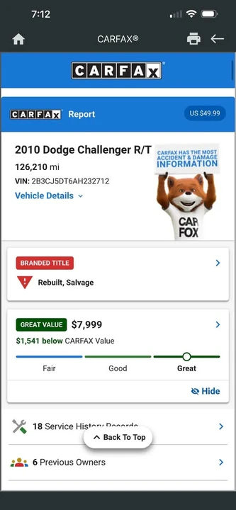 2010 Dodge Challenger 3rd Gen - Image 12 of 12