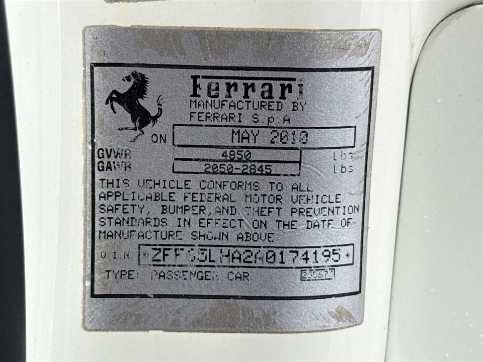 2010 Ferrari California - Image 27 of 28