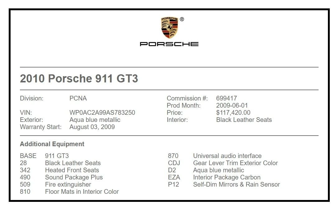 2010 Porsche 997 GT3 - Image 2 of 29