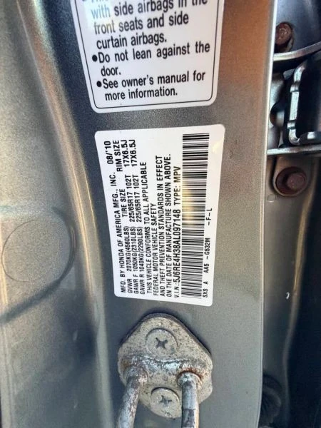 2010 Honda CR-V 3rd Gen - Image 8 of 12