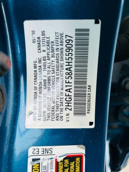2010 Honda Civic 8th Gen - Image 11 of 12