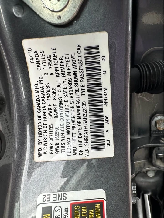 2010 Honda Civic 8th Gen - Image 13 of 13