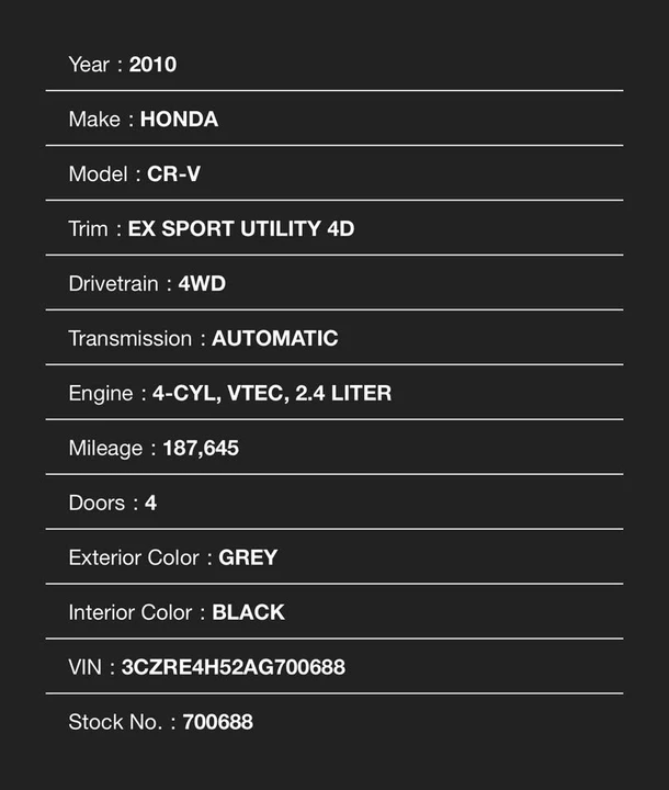 2010 Honda CR-V 3rd Gen - Image 12 of 12