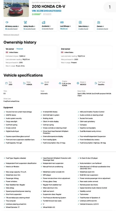 2010 Honda CR-V 3rd Gen - Image 18 of 20