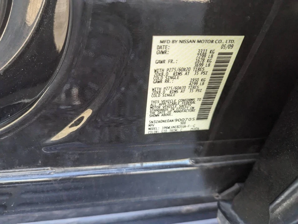 2010 Infiniti QX80 - Image 21 of 21