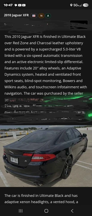 2010 Jaguar X250 XFR - Image 11 of 11