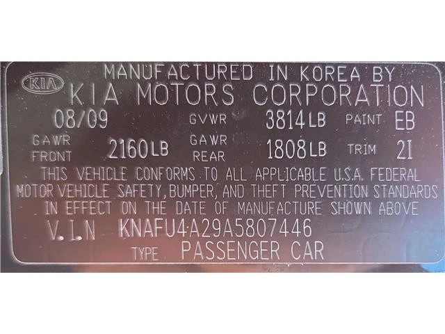 2010 Kia Forte - Image 10 of 11