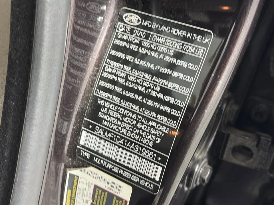 2010 Land Rover Range Rover L322 - Image 9 of 15