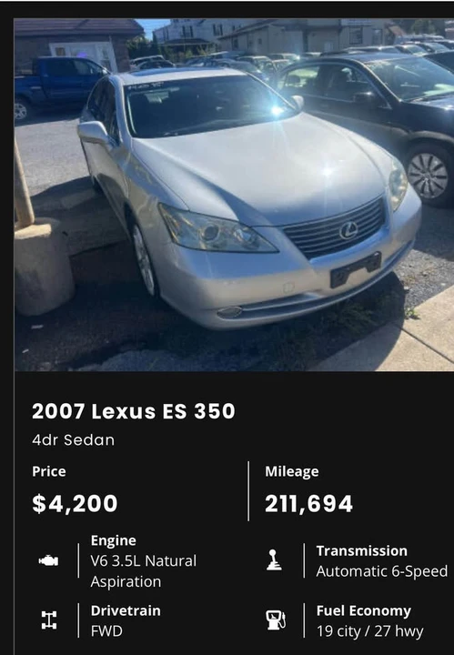 2010 Lexus ES 4th Gen - Image 4 of 4