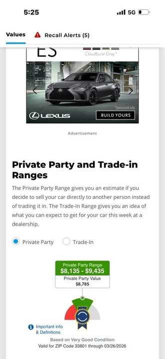 2010 Lexus ES 5th Gen - Image 13 of 13