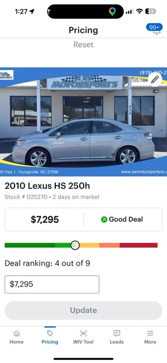 2010 Lexus HS - Image 16 of 18