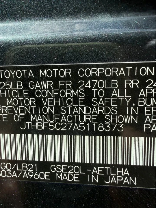 2010 Lexus IS 2nd Gen - Image 10 of 20