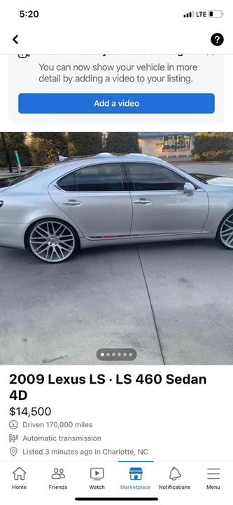 2010 Lexus LS 4th Gen - Image 2 of 9