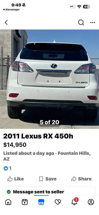 2010 Lexus RX 3rd Gen - Image 15 of 18