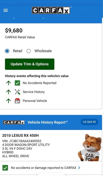 2010 Lexus RX 3rd Gen - Image 13 of 13